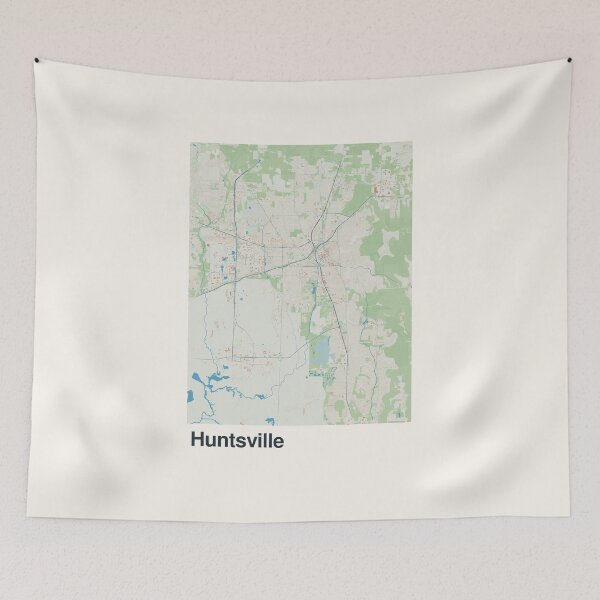 Item preview, Huntsville Minimalistic Map Art designed and sold by MapsNerd.
