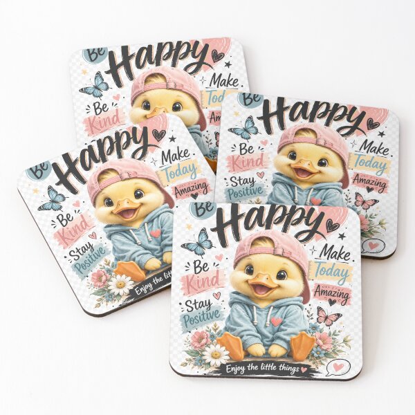 Item preview, Cute happy duckling designed and sold by urbanshop7.