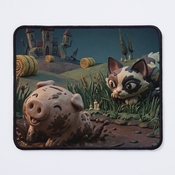 Item preview, Cat and Pig designed and sold by DDLeach.