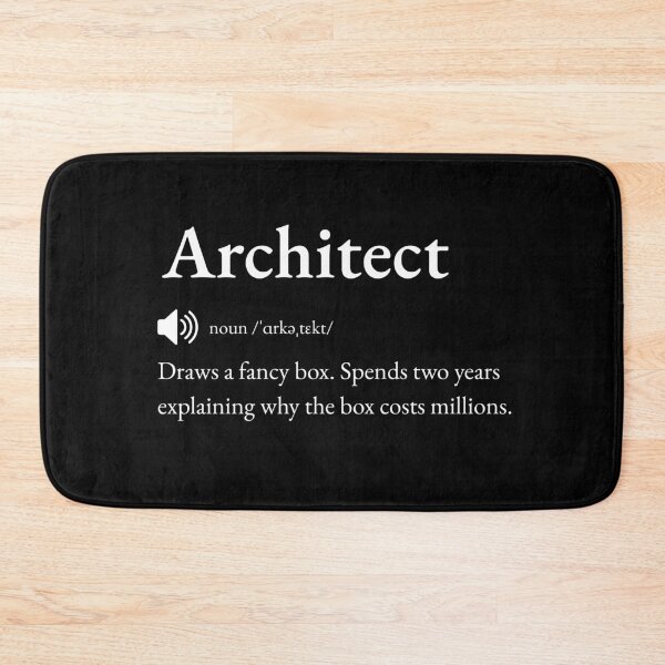 Item preview, Architect Funny Definition: Gift for Coworker, Friend or Special Someone | Architect's Blueprint Banter designed and sold by BrooklynRhodes.