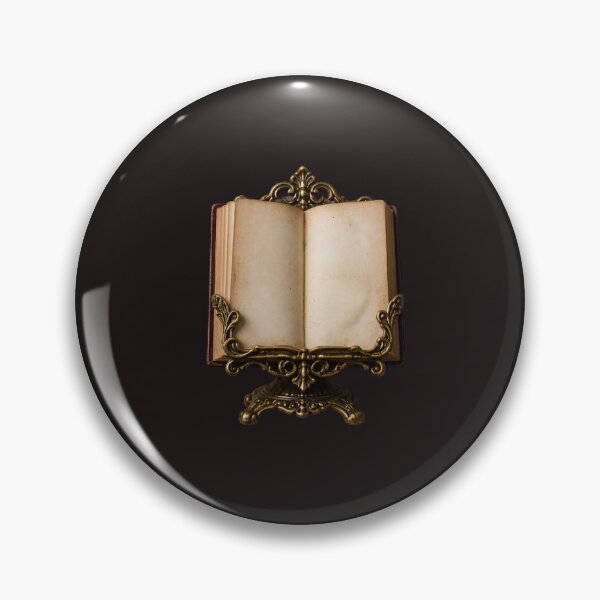 Item preview, Vintage Open Book on Brass Stand - Dark Academia Aesthetic designed and sold by aysenism.
