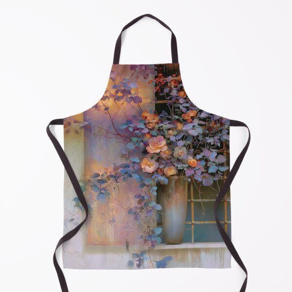 Item preview, Golden Roses at the Lattice Window designed and sold by bloorose.
