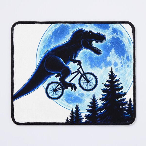 Item preview, T-Rex BMX Moon Ride Funny Dinosaur Adventure designed and sold by ApollonCraft.