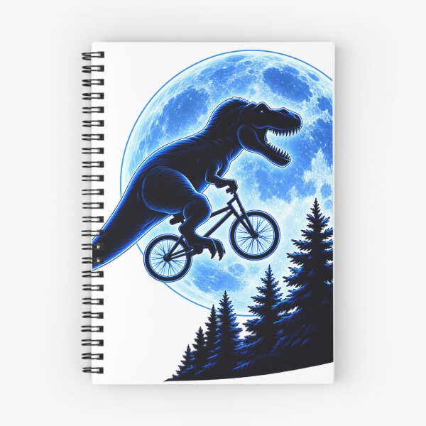 Item preview, T-Rex BMX Moon Ride Funny Dinosaur Adventure designed and sold by ApollonCraft.