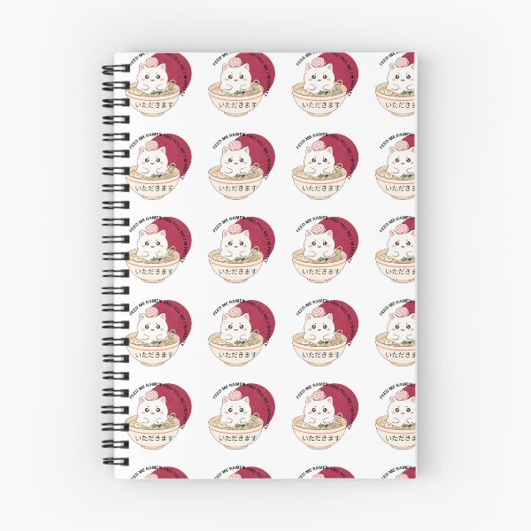 Item preview, Feed Me Ramen and Tell Me Im Pretty Kawaii Cat designed and sold by KMKDesignStudio.