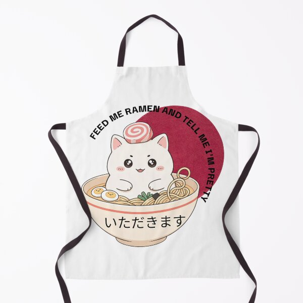 Item preview, Feed Me Ramen and Tell Me Im Pretty Kawaii Cat designed and sold by KMKDesignStudio.