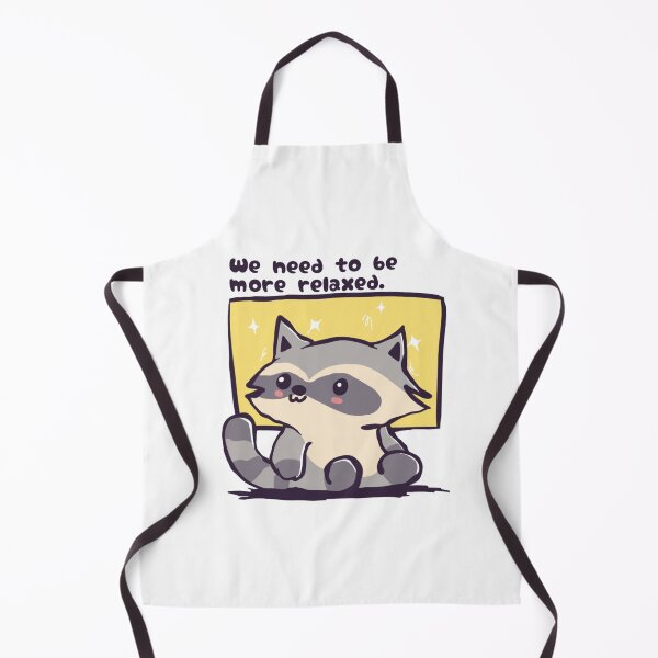 Item preview, Cute Sparkly Raccoon Relax Quote designed and sold by benyrhmt.