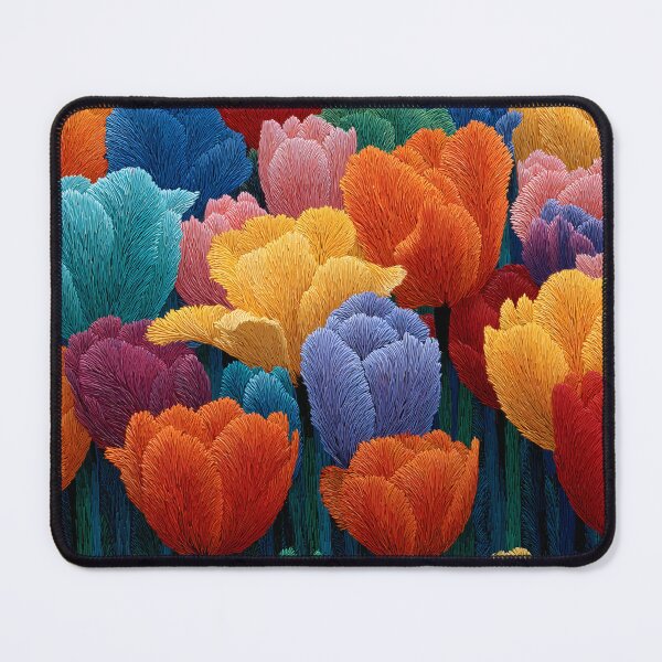 Item preview, Beautiful Tulips Blooming Garden Flower Artwork designed and sold by AutoPopStudio.