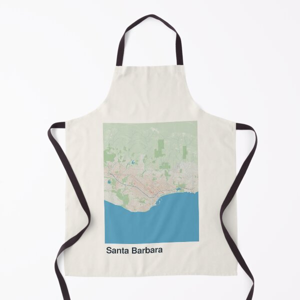 Item preview, Santa Barbara Minimalistic Map Art designed and sold by MapsNerd.