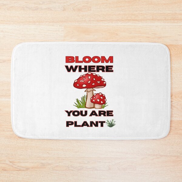 Item preview, Bloom Where You Are Planted – Personal Growth & Self Love Quote designed and sold by Soft Strength Studio.