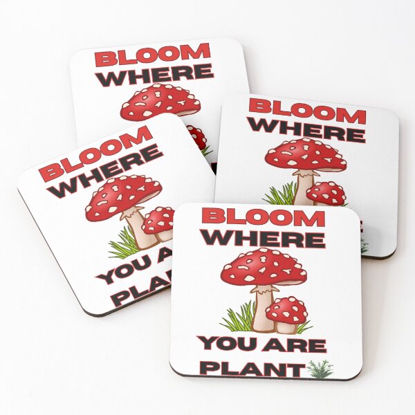 Item preview, Bloom Where You Are Planted – Personal Growth & Self Love Quote designed and sold by Soft Strength Studio.