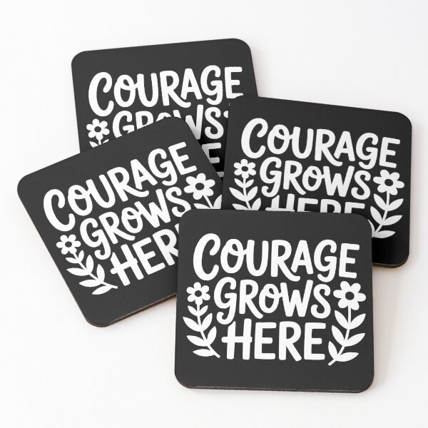 Item preview, Courage Grows Here designed and sold by theartfulaspie.