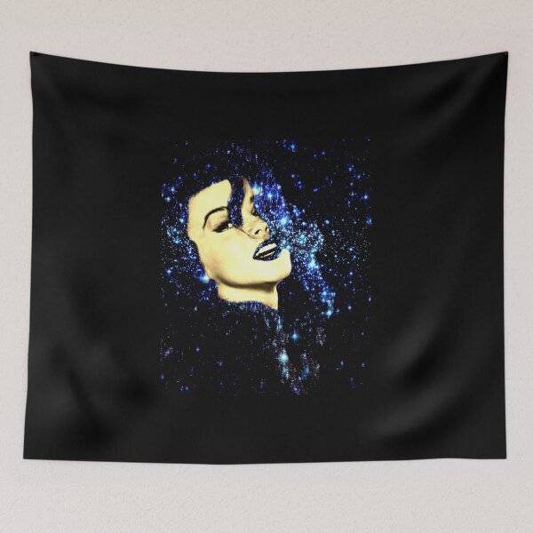 Item preview, Galaxy Lady: Ann-Margret Retro Space Graphic - Cobalt Blue designed and sold by 2sweetsDesign.