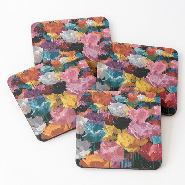 Item preview, Vibrant Tulips Modern Floral Home Decor Art designed and sold by AutoPopStudio.