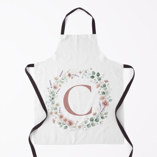 Item preview,  Pink Letter C Floral Wreath Monogram designed and sold by ITCHAWAWAA.