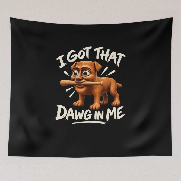 Item preview, Funny I Got That Dog In Me Funny Tung Sahur Meme Art designed and sold by elderberry.
