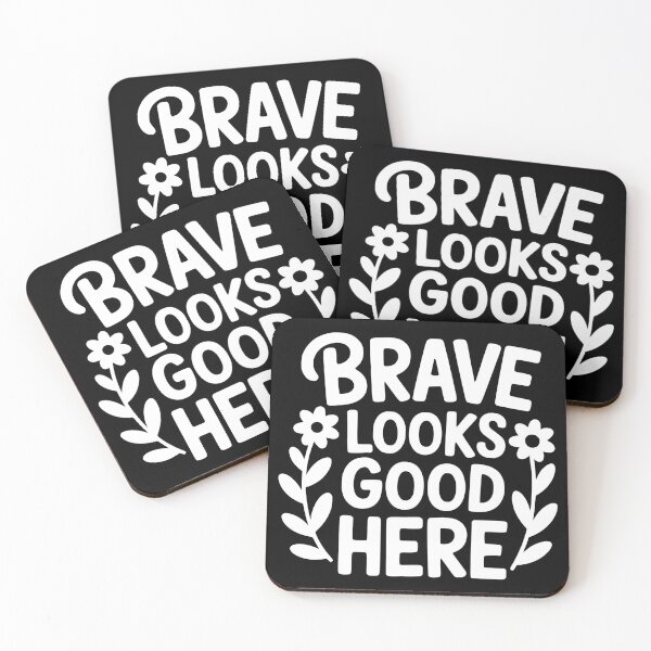Item preview, Brave Looks Good Here designed and sold by theartfulaspie.