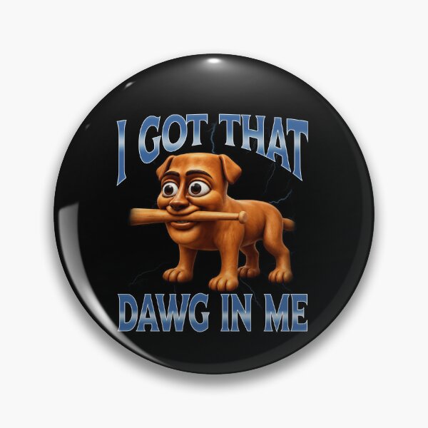 Item preview, I Got That Dawg In Me Baseball Dog Cartoon designed and sold by elderberry.