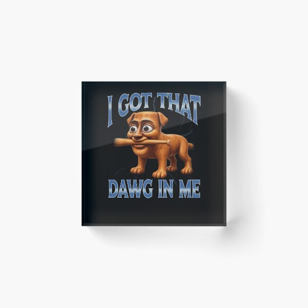 Item preview, I Got That Dawg In Me Baseball Dog Cartoon designed and sold by elderberry.