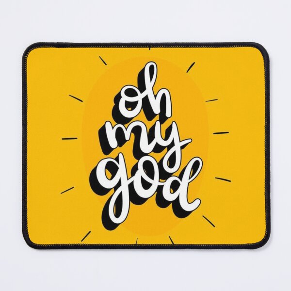 Item preview, Oh My God Funny Typography Design – Bold Hand Lettering designed and sold by aloksahu123.