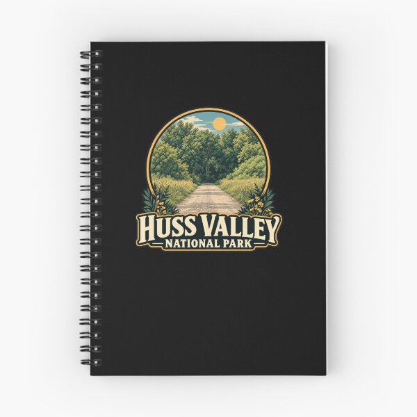 Item preview, Funny Huss Valley Meme National Park Forest Trail Badge Art designed and sold by elderberry.