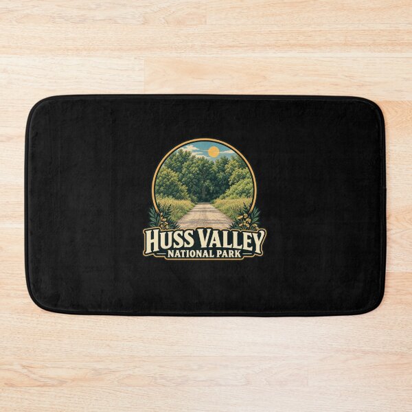 Item preview, Funny Huss Valley Meme National Park Forest Trail Badge Art designed and sold by elderberry.