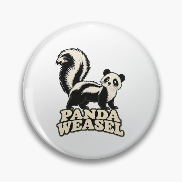 Item preview, Funny Panda Weasel Cute Animal Skunk Pun Art designed and sold by elderberry.