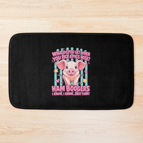 Item preview, Funny Ham Boogers Pig Nose Picking Pun Art designed and sold by elderberry.