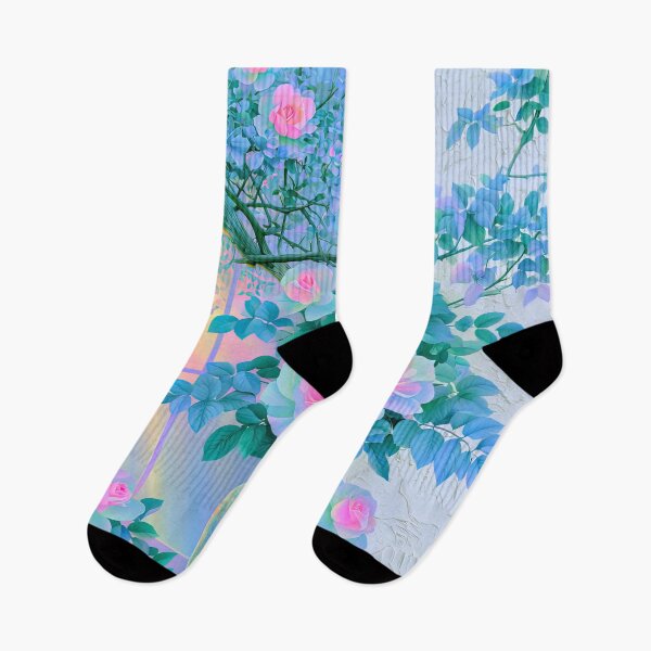 Item preview, Serenade in Pastel Cyan and Rose designed and sold by bloorose.