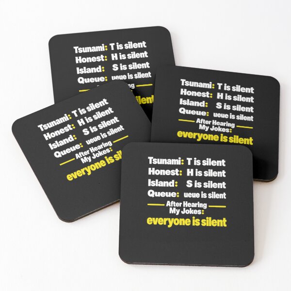 Item preview, Everyone Is Silent Wordplay Joke designed and sold by elderberry.