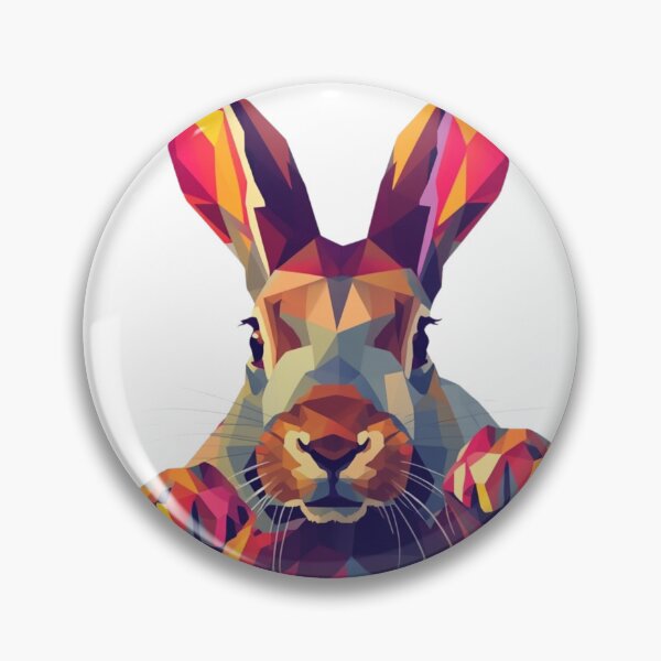 Item preview, WPAP Geometric Boxing Rabbit Modern Pop Art designed and sold by Martial-Art-23.