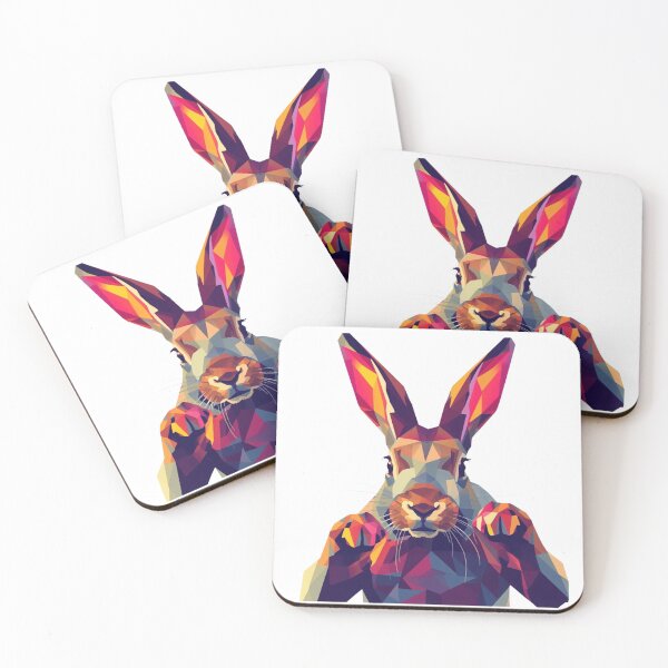 Item preview, WPAP Geometric Boxing Rabbit Modern Pop Art designed and sold by Martial-Art-23.