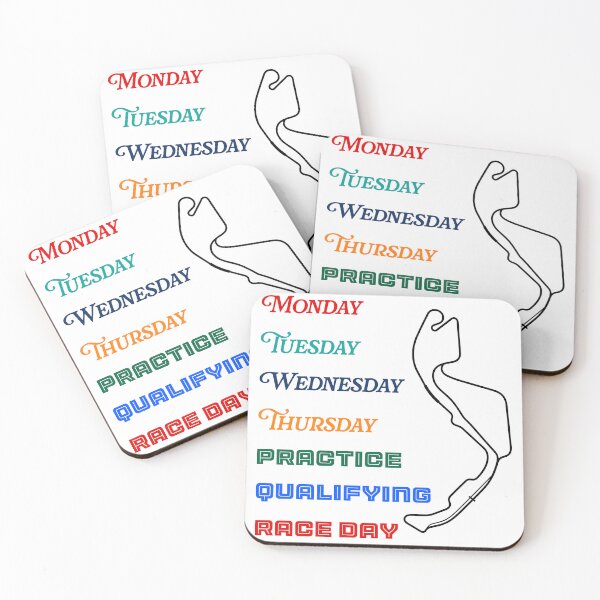 Item preview, Race Week Schedule - Practice, Qualifying, Race Day designed and sold by KMKDesignStudio.