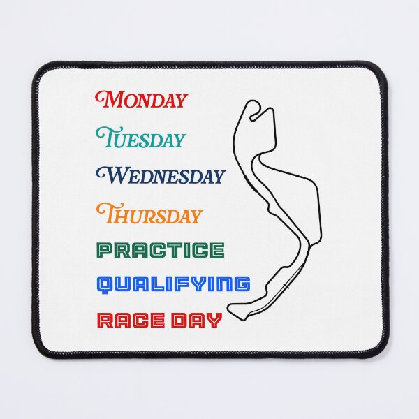 Item preview, Race Week Schedule - Practice, Qualifying, Race Day designed and sold by KMKDesignStudio.