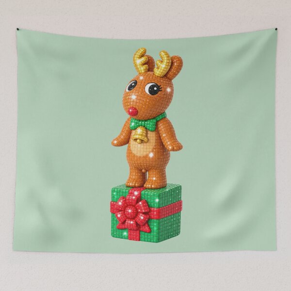 Item preview, Sonny Angel Christmas Reindeer designed and sold by Ellie Dyer.