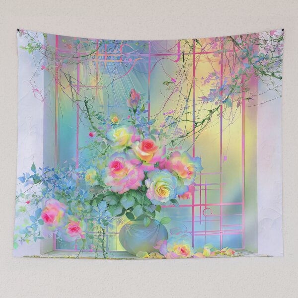 Item preview, Rainbow Reverie at the Window designed and sold by bloorose.