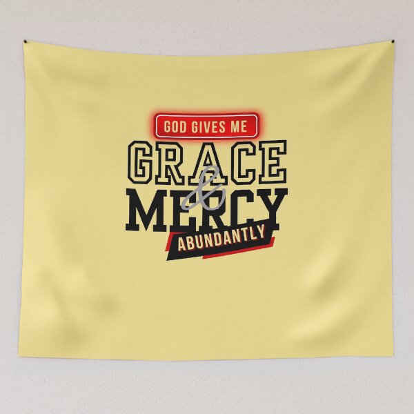 Item preview, God's Grace - Jesus Christ Inspirtional Quotes  - Wedding Gifts - Yellow designed and sold by Doiemacreations.
