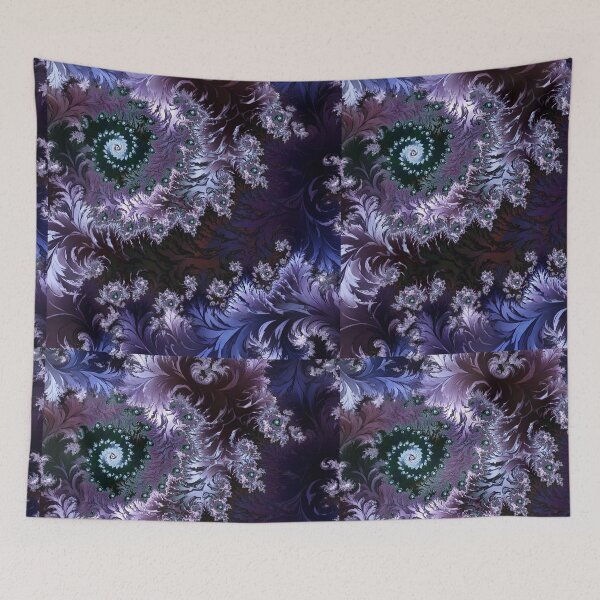 Item preview, Purple fractals designed and sold by KingsArtworx 2.