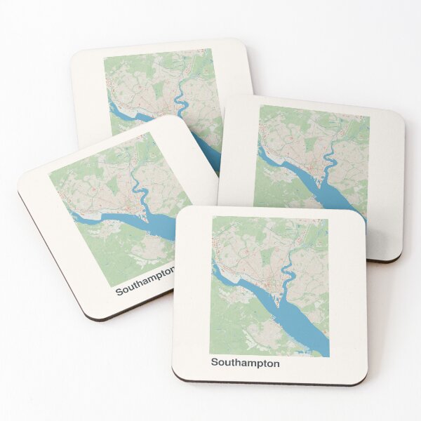 Item preview, Southampton Minimalistic Map Art designed and sold by MapsNerd.