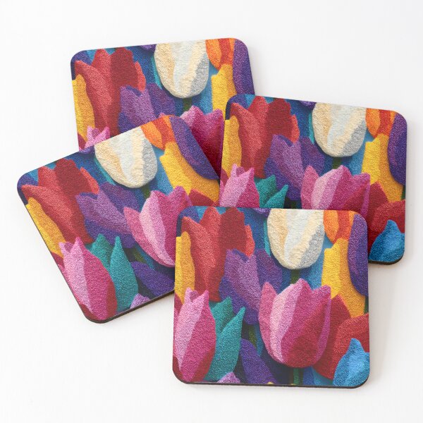 Item preview, Bright Tulips Floral Artwork for Home Decor designed and sold by AutoPopStudio.