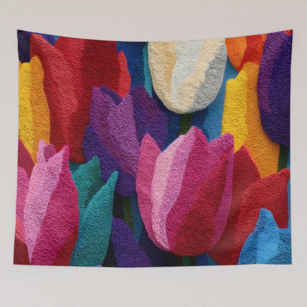 Item preview, Bright Tulips Floral Artwork for Home Decor designed and sold by AutoPopStudio.