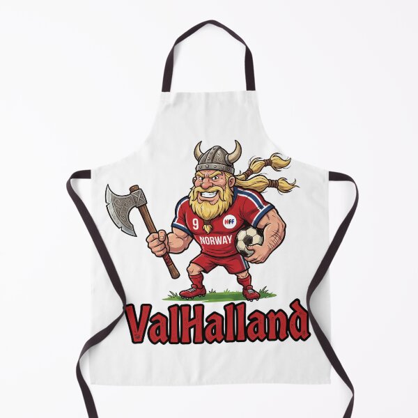Item preview, ValHalland Viking - Funny Norway Football Erling Haaland Art designed and sold by KMKDesignStudio.