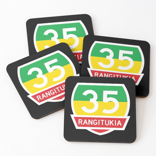 Item preview, Rangitukia highway 35  with Banner- Rasta designed and sold by MY NEW ZEALAND.