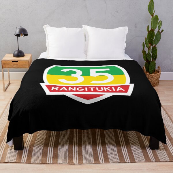 Artikelvorschau, Rangitukia Highway 35 mit Banner-Rasta entworfen und verkauft von MY NEW ZEALAND.