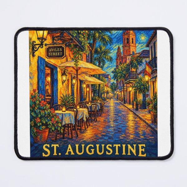 Item preview, St. Augustine After Dark – Aviles Street designed and sold by Past in Threads.