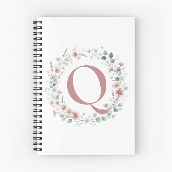 Item preview,  Pink Letter Q Floral Wreath Monogram designed and sold by ITCHAWAWAA.