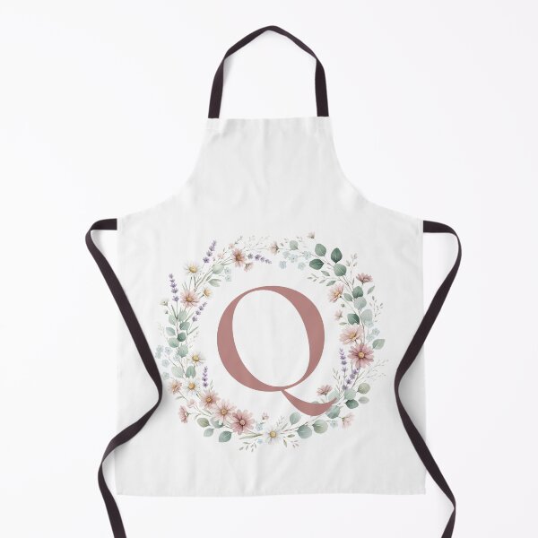 Item preview,  Pink Letter Q Floral Wreath Monogram designed and sold by ITCHAWAWAA.