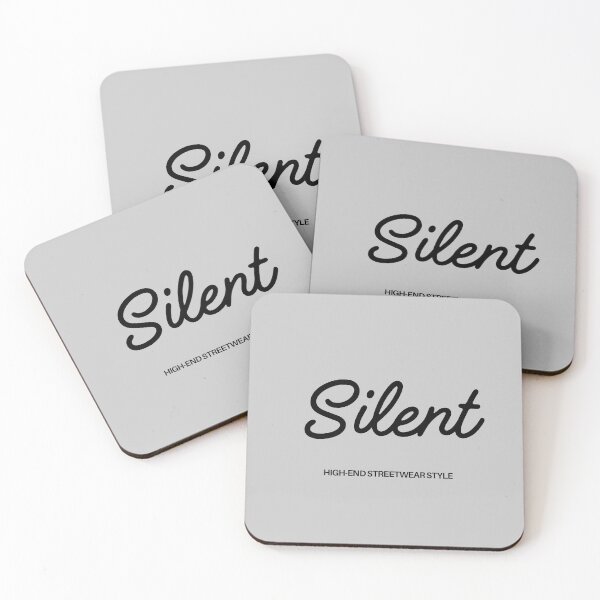 Item preview, Silent Streetwear Aesthetic Cursive Typography Quote designed and sold by Fine-Arts-Lab.