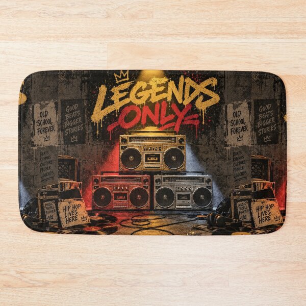 Item preview, Legends Only Hip-Hop Reunion Fan Art – Old School Boombox Tribute Design designed and sold by Fanverse Merchandise.