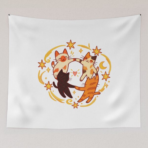 Item preview, Vintage Cat, Cute Dancing Cats Graphic Tee, Cat Lover Gift, Cottagecore Cat designed and sold by faridman.